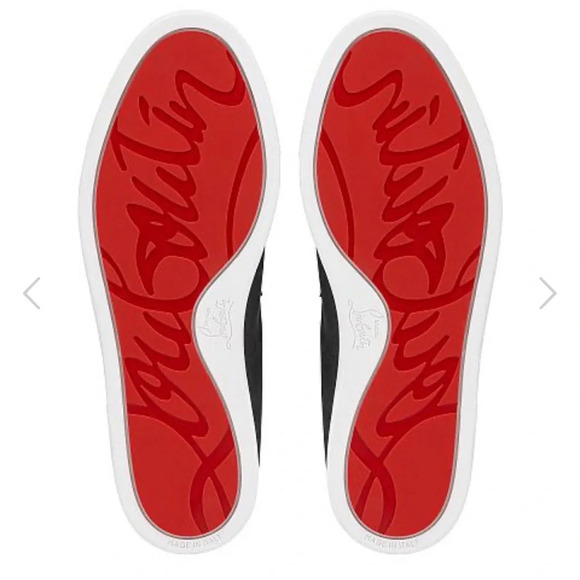 Christian Louboutin Chambeliboat Suede Slip On Boat Shoe Men's, Silver Bar Pin - Picture 2 of 9